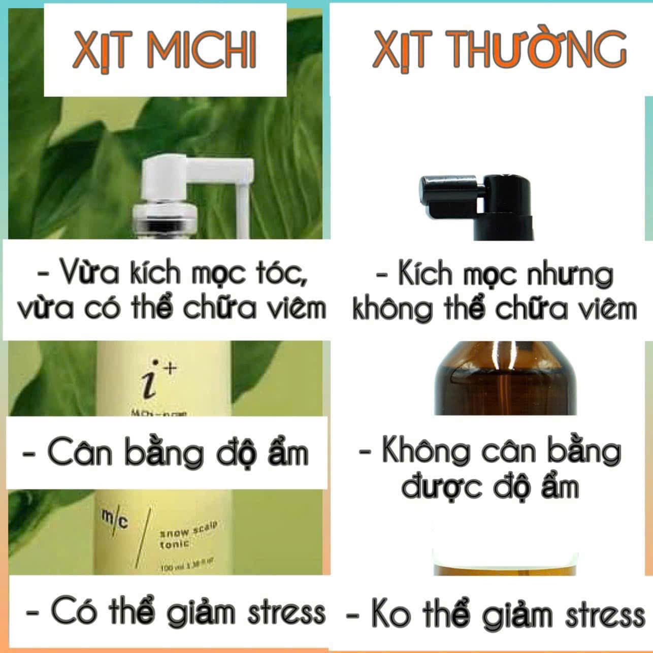 Xịt Dưỡng Tóc & Da Đầu - TONIC MICHI Hàn Quốc